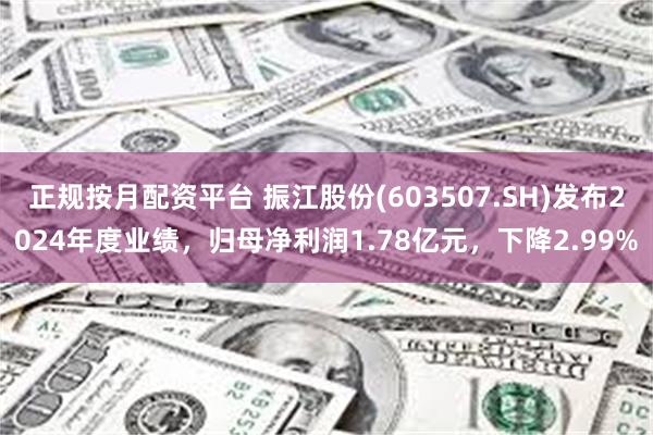 正规按月配资平台 振江股份(603507.SH)发布2024年度业绩，归母净利润1.78亿元，下降2.99%